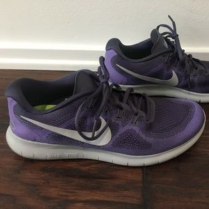 Nike Free Rn 9.5 Womens Purple Running Shoe